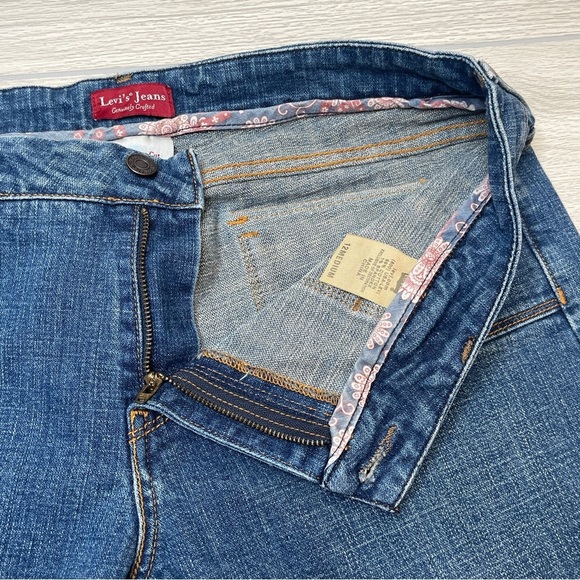 Levi’s 545 Low Bootcut Denim Blue Jeans Y2K Fashion Women’s Size 12 Medium - Picture 5 of 16